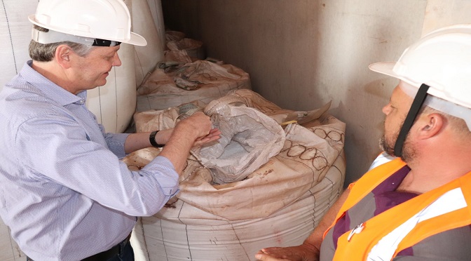 Obra da fábrica de fertilizantes em Rio Brilhante avança e deve ser