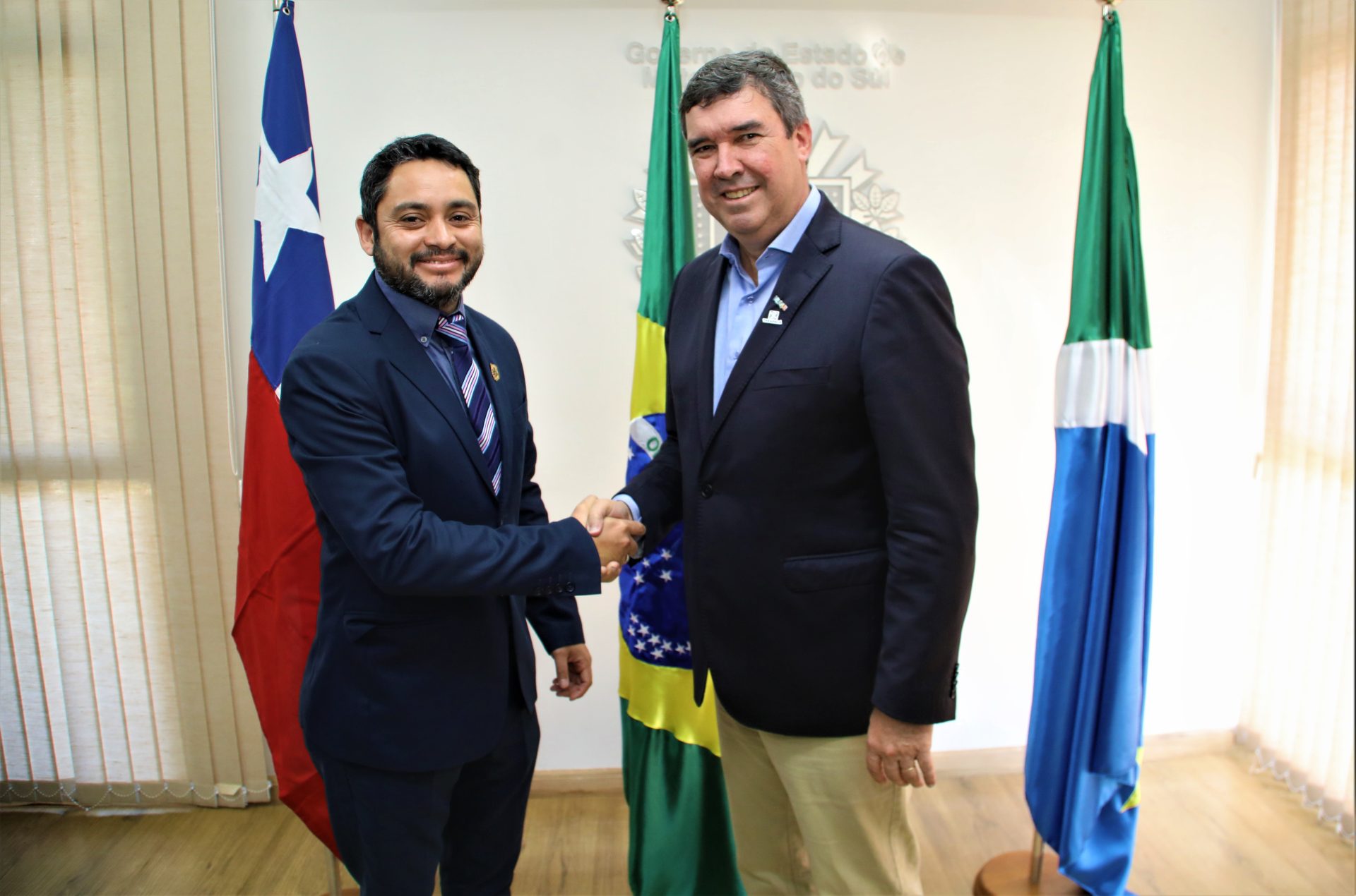 Assinatura de Acordo de Colaboração entre o Governo do Estado de Mato Grosso do Sul e Governo Regional de Tarapacá (Chile) Foto Saul Schramm