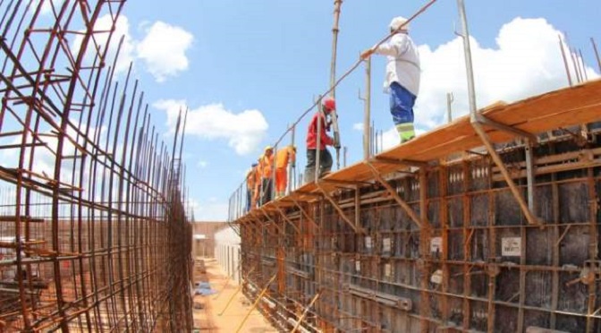 Construção civil está entre os 7 setores com crescimento em maio em MS