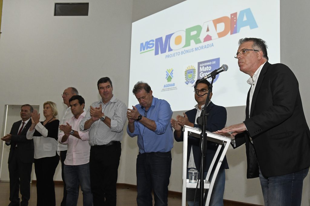 Governador participa do lancamento do MS Moradia Foto Bruno Rezende 06