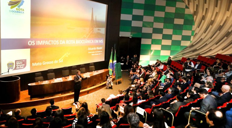 Palestra sobre “O Impacto da Rota Bioceânica” Foto Saul Schramm
