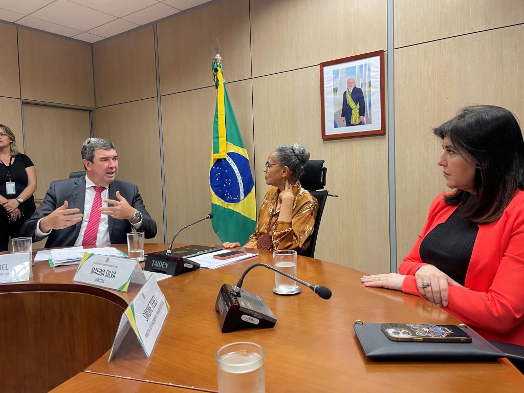 Reunião MMA Marina Silva e Governador RIEDEL Foto Guilherme Pimentel