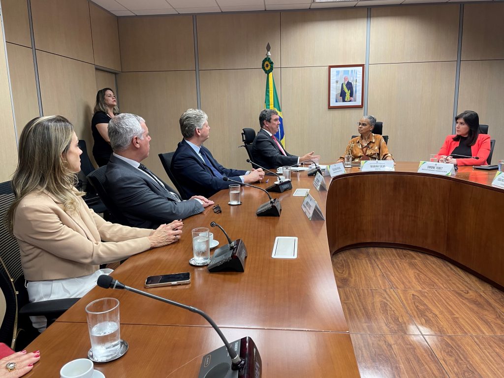 Reunião MMA Marina Silva e Governador RIEDEL Foto Guilherme Pimentel