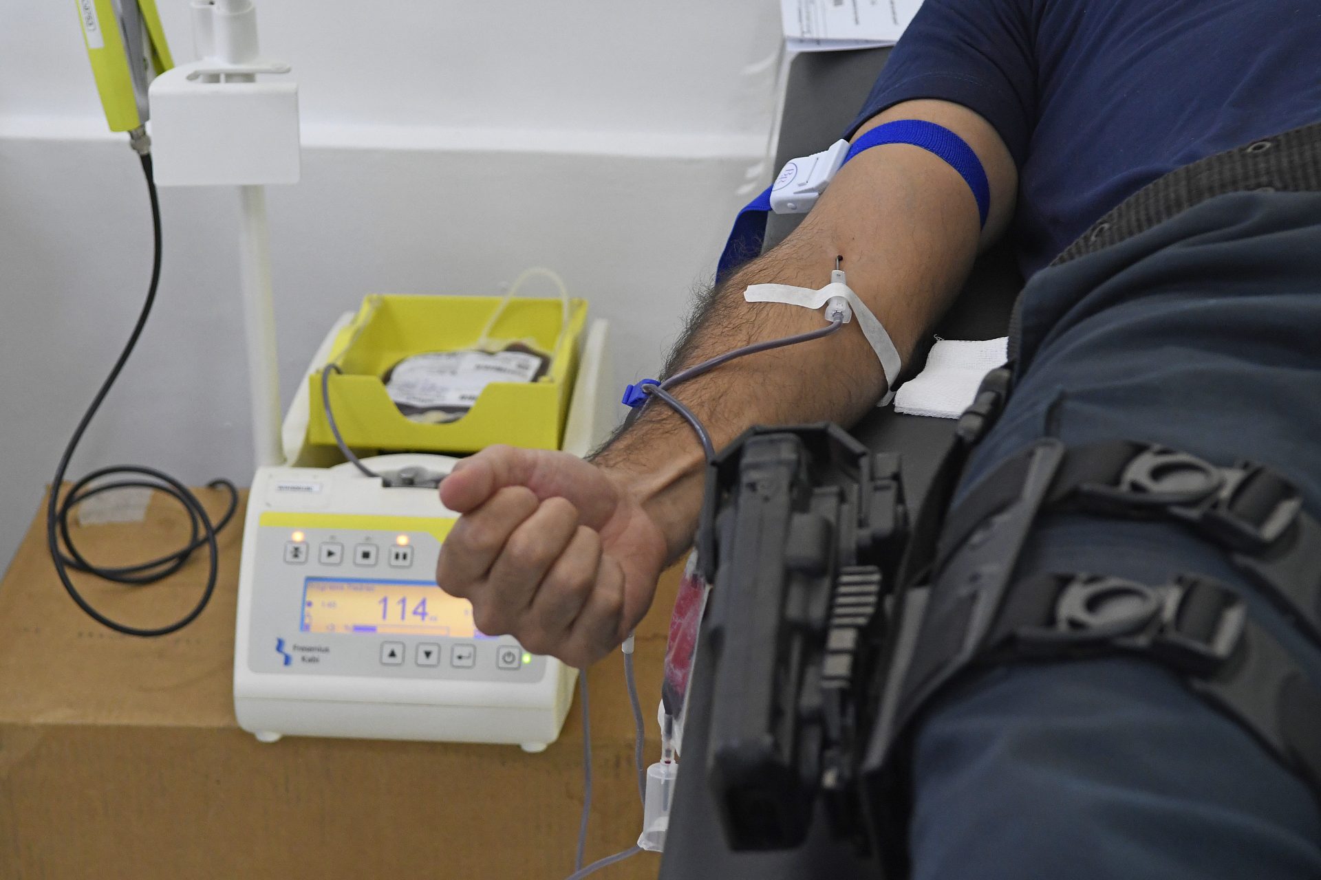 Barbosinha abre campanha de doação de sangue realizada pelo governo do Estado com apoio de servidores públicos de MS