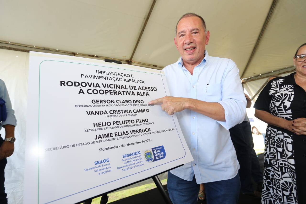 Sidrolândia: obra de acesso à Cooperalfa fomenta economia e traz benefícios a produtores e trabalhadores
