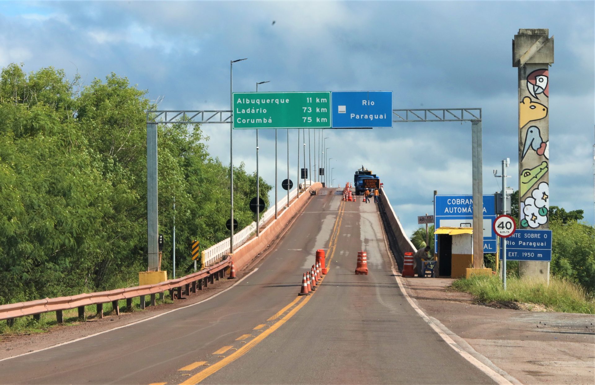 reparos ponte sobre o Rio Paraguai Foto Saul Schramm 1 scaled BR-262: ponte sobre o Rio Paraguai em Corumbá vai receber 1ª etapa de concretagem