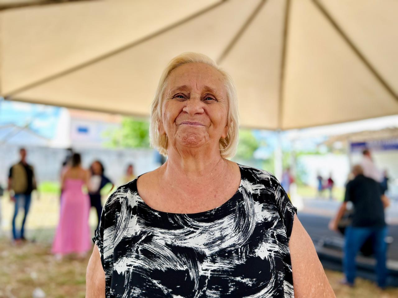 >Ruth Alves é uma das mais antigas lideranças comunitárias e aos 75 anos segue firme cumprindo a promessa de trabalhar pelo bairro