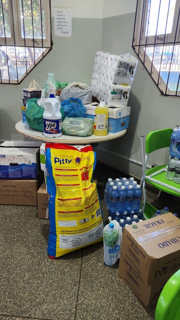 Escolas estaduais de MS já estão recebendo doações direcionadas ao Rio Grande do Sul