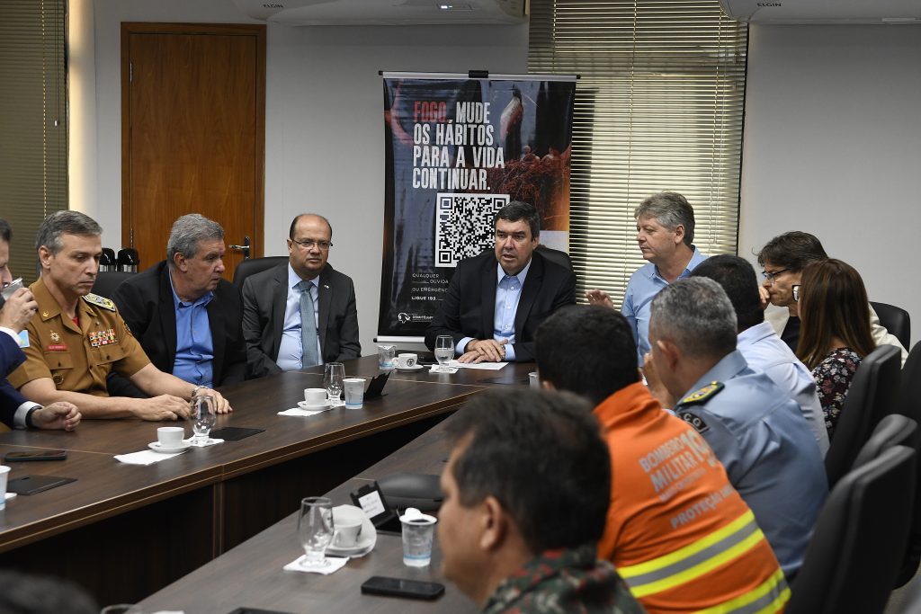 Visita do Poder Legislativo de MS ao Centro Integrado de Coordenacao Estadual CICOE MS Foto Bruno Rezende 03