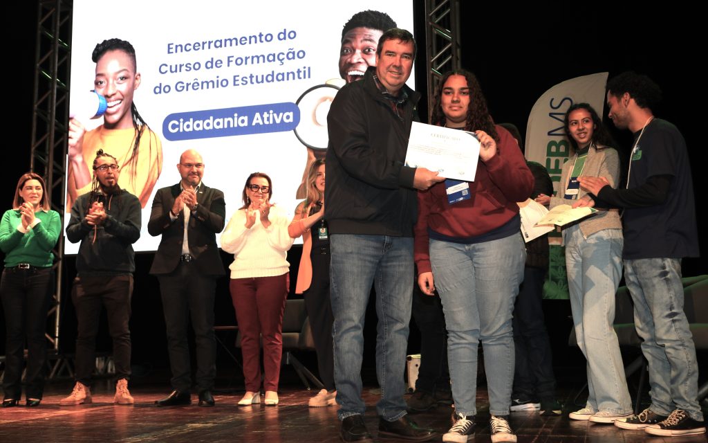 Encerramento do Curso de Formação Grêmio Estudantil "Cidadania Ativa". Foto Saul Schramm