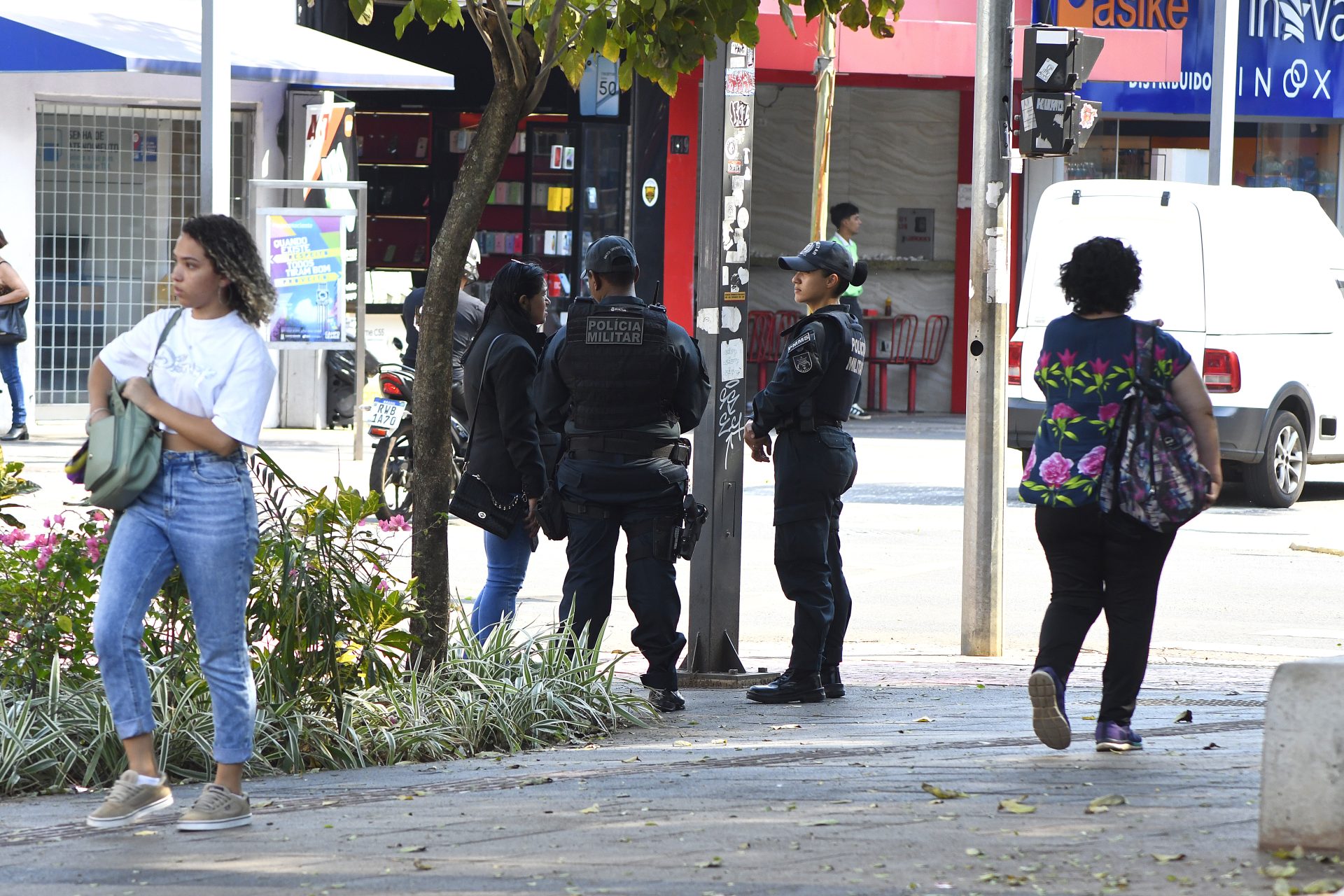 Policiamento no centro Foto Bruno Rezende 01 scaled queda nos índices de roubos e furtos