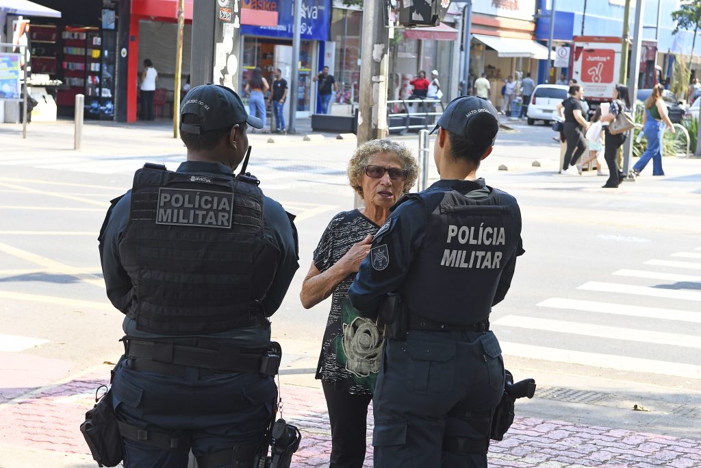 Policiamento no centro Foto Bruno Rezende 04