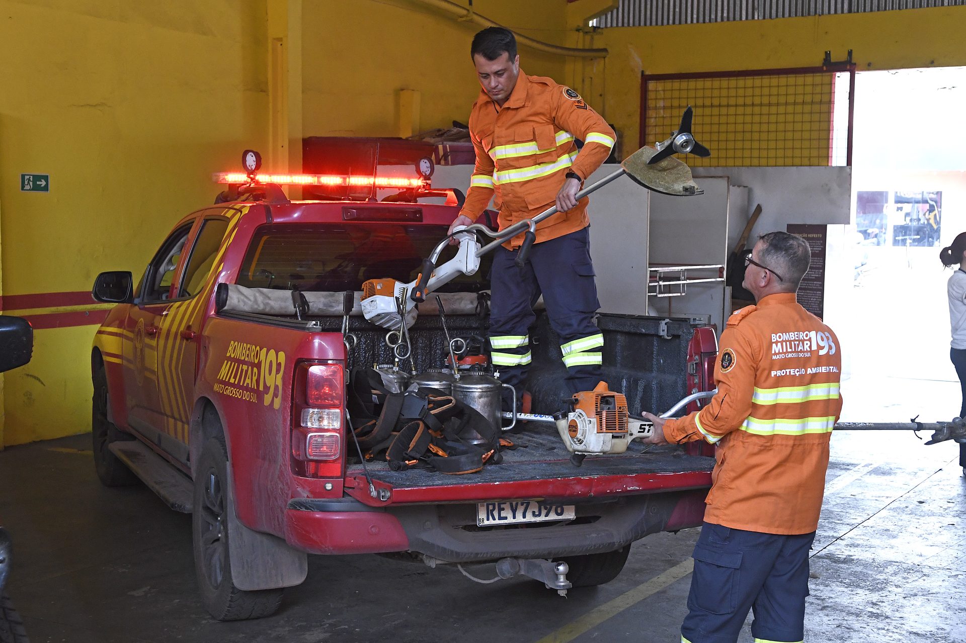 Ação de combate aos incêndios no Pantanal é mantida pelo Corpo de Bombeiros