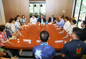 Reunião Visitantes de Okinawa Foto Saul Schramm