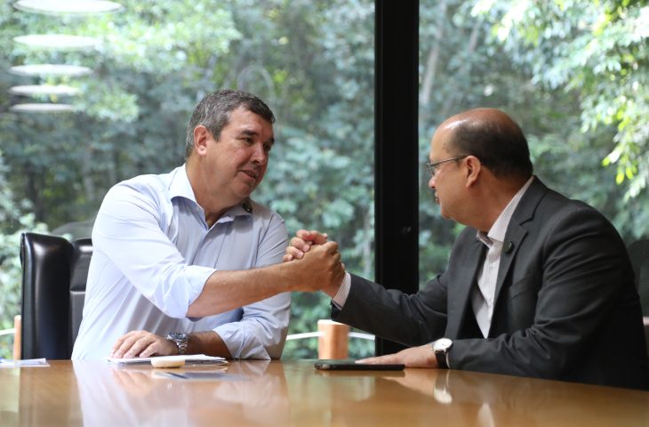 Governador Eduardo e o Vice Barbosinha Foto Saul Schramm