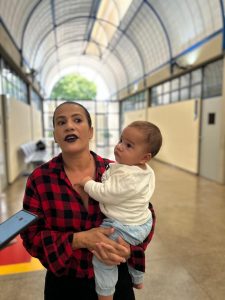 >Noemi decidiu apoiar o marido e está feliz. Foto: Rodrigo Maia