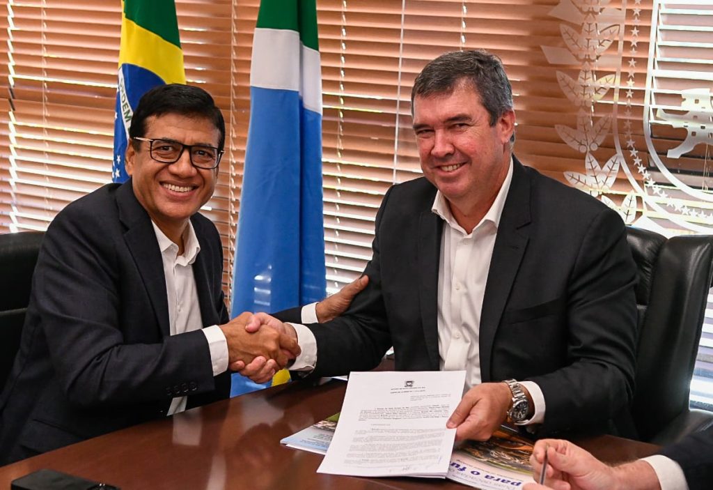 Incentivo do Governo de MS viabiliza investimento de R$ 16 bilhões em nova fábrica de celulose no Estado :Reunião Bracell Foto Bruno Rezende