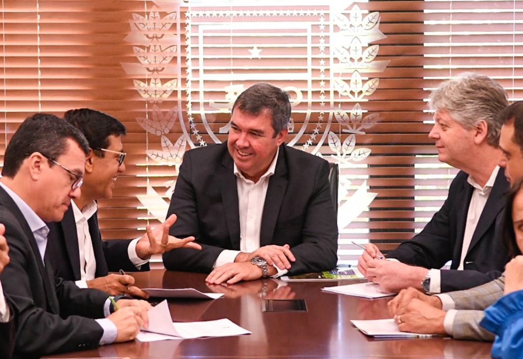 Incentivo do Governo de MS viabiliza investimento de R$ 16 bilhões em nova fábrica de celulose no Estado :Reunião Bracell Foto Bruno Rezende