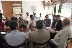 >Reunião ocorreu no Gabinete do Receptivo