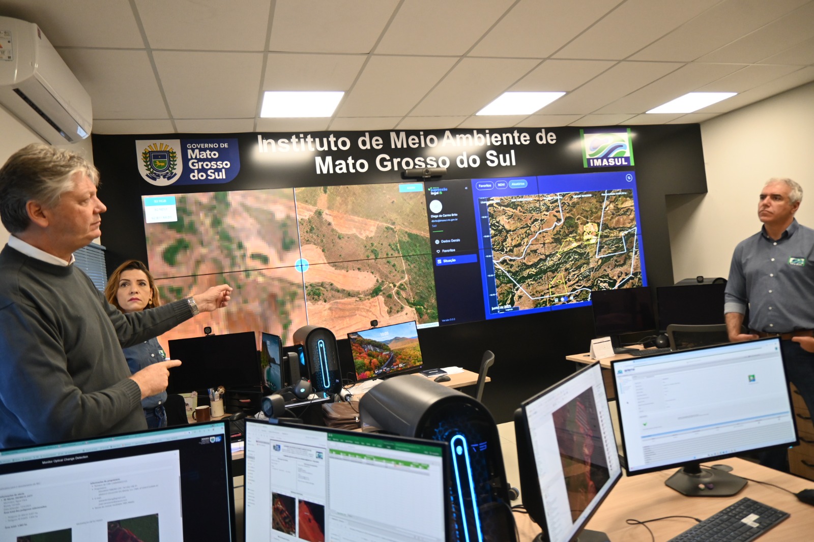 Com tecnologia inédita, MS tem monitoramento ambiental para identificar desmatamento e queimadas Com tecnologia inédita, MS tem monitoramento ambiental para identificar desmatamento e queimadas