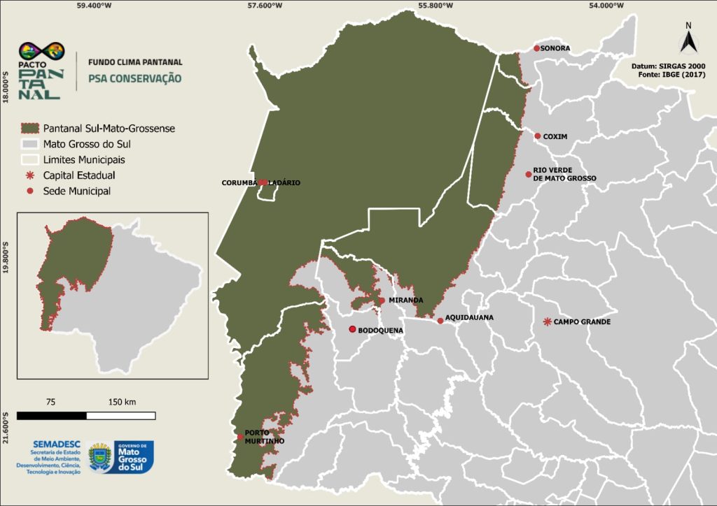 Governo de MS destina R$ 30 milhões a propriedades com vegetação nativa excedente no Pantanal Governo de MS destina R$ 30 milhões a propriedades com vegetação nativa excedente no Pantanal