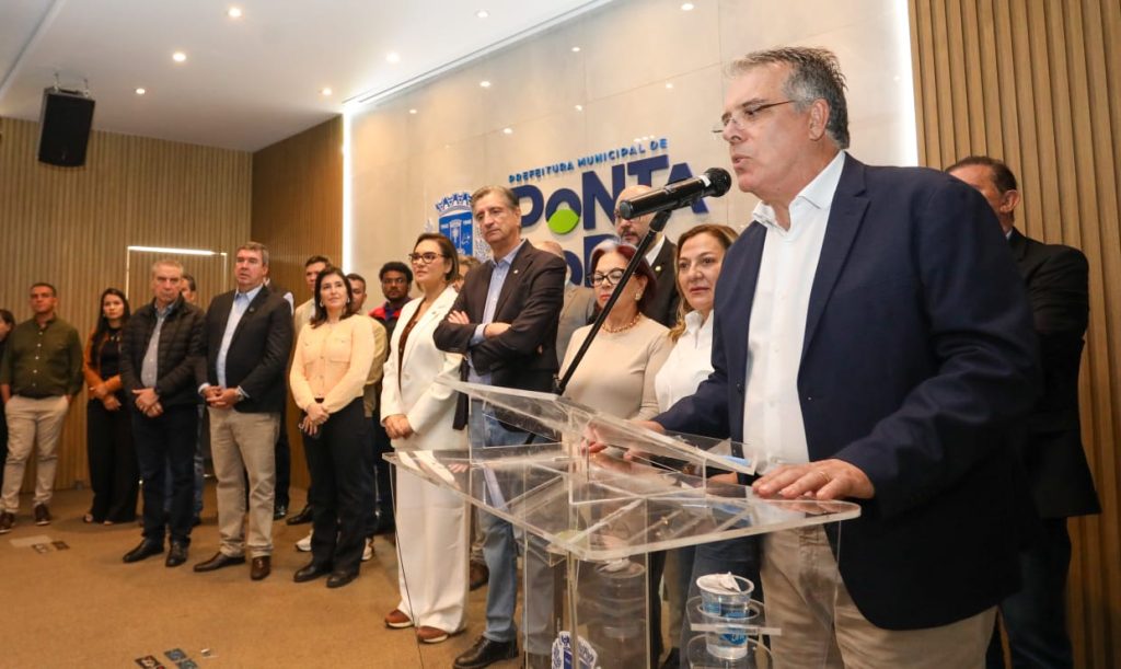 Agenda estratégica do Governo de MS em Ponta Porã mobiliza obras, educação e integração regional