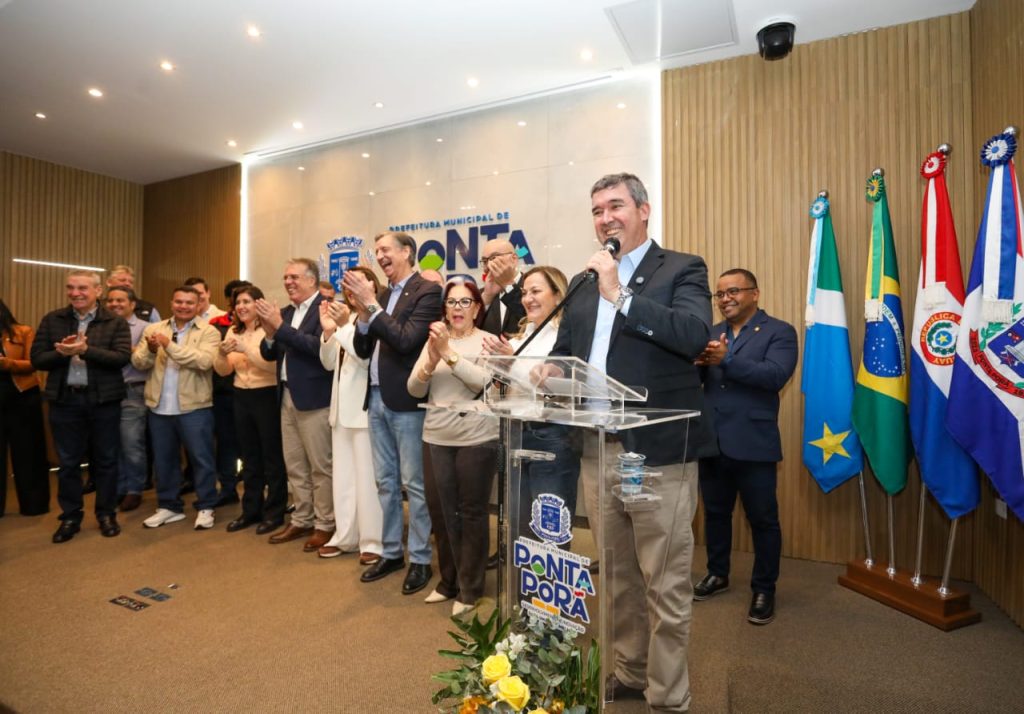 Agenda estratégica do Governo de MS em Ponta Porã mobiliza obras, educação e integração regional
