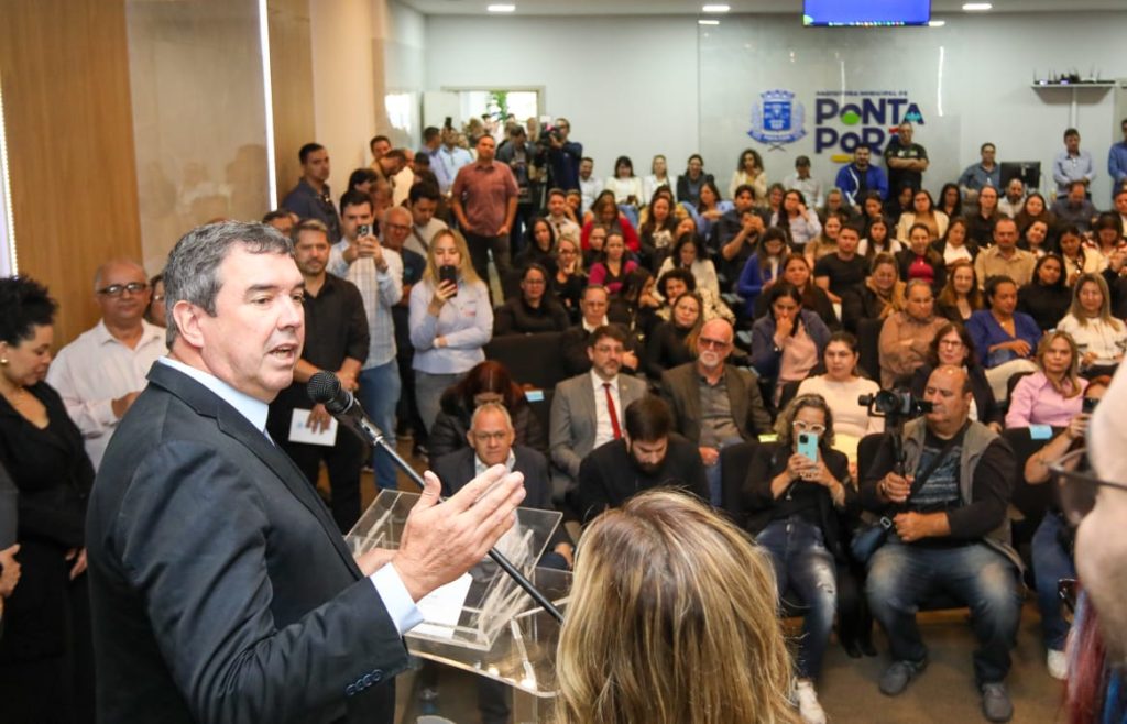 Agenda estratégica do Governo de MS em Ponta Porã mobiliza obras, educação e integração regional