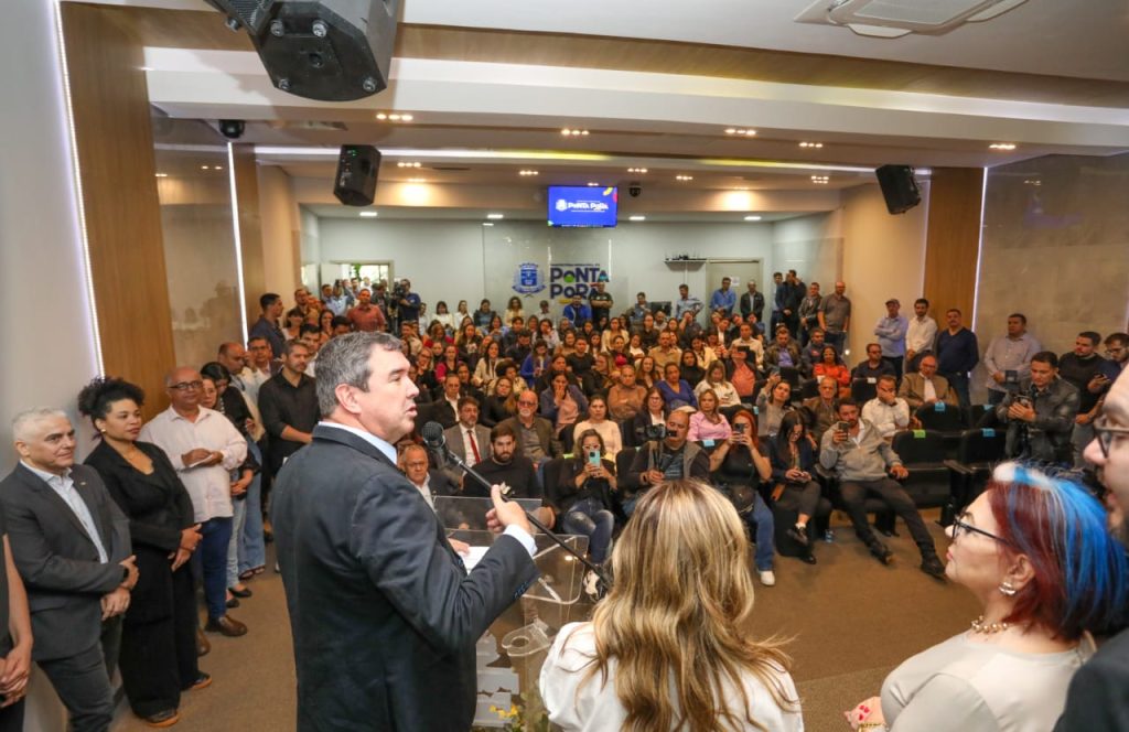 Agenda estratégica do Governo de MS em Ponta Porã mobiliza obras, educação e integração regional