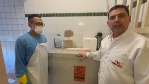 >Gerente de Gestão Ambiental do Hemosul, Júlio Santana.