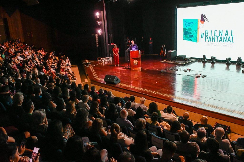 >Abertura da Bienal Pantanal em Campo Grande