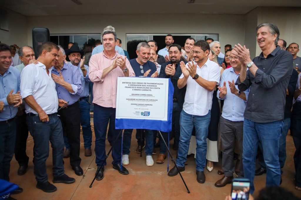 Governo de MS entrega obras de pavimentação e apoia a 3ª edição da Feira AgroAngélica