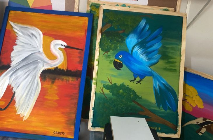 Exposição destacará arte de crianças com deficiência em exposição de telas no Bioparque Pantanal Exposição destacará arte de crianças com deficiência em exposição de telas no Bioparque Pantanal