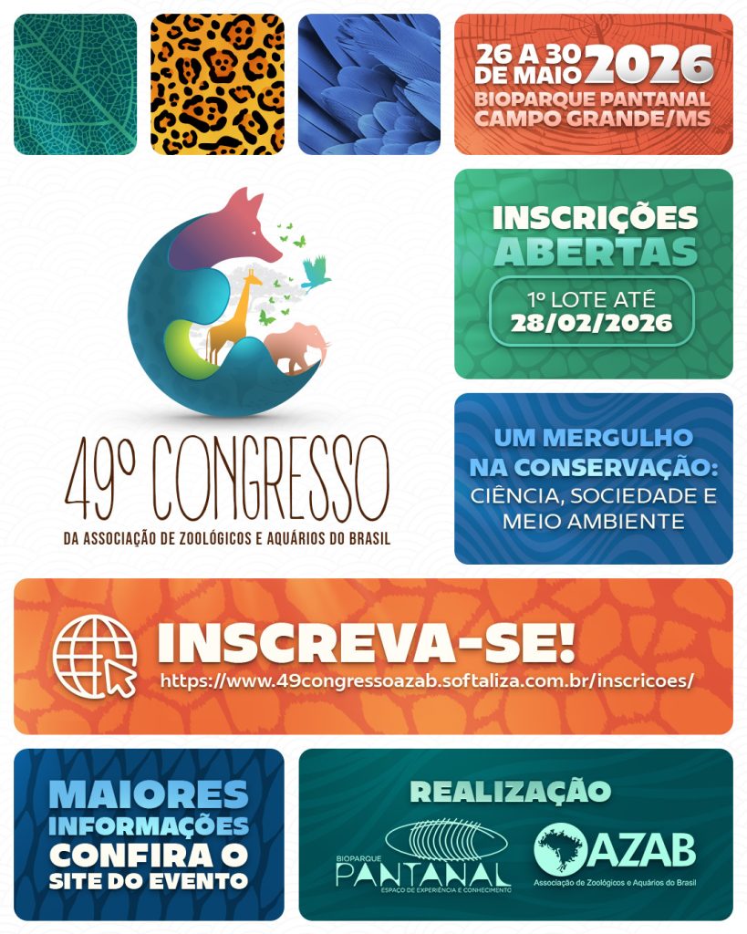 Bioparque Pantanal será sede do 49º Congresso da AZAB; primeiro lote de inscrições já está disponível