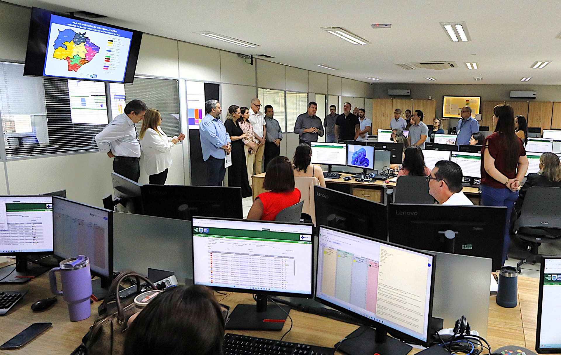 Central de regulacao SES Foto Saul Schramm