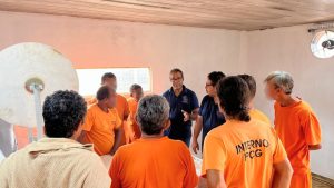 Ao todo, dez reeducandos foram capacitados para a produção.