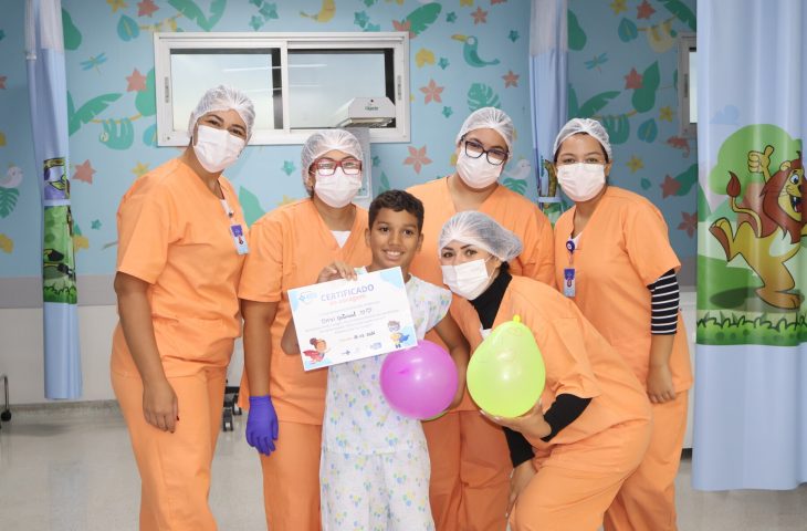 HR de Dourados transforma alta hospitalar em momento de celebração para crianças da pediatria HR de Dourados transforma alta hospitalar em momento de celebração para crianças da pediatria