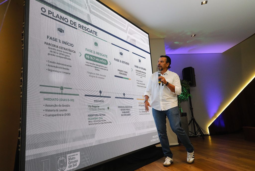 >Secretário Marcelo Miranda apresenta projeto de modernização do futebol de MS