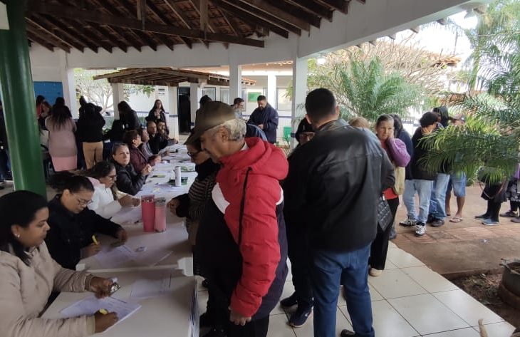 Mutirao Agraer %E2%80%93 Juntos Pelo Campo acao promovida pela Agraer em Itaquirai dias 21 e 22 de maio Foto Agraer 6 Com foco na agricultura familiar, mutirão da Agraer atende produtores de assentamento em Itaquiraí