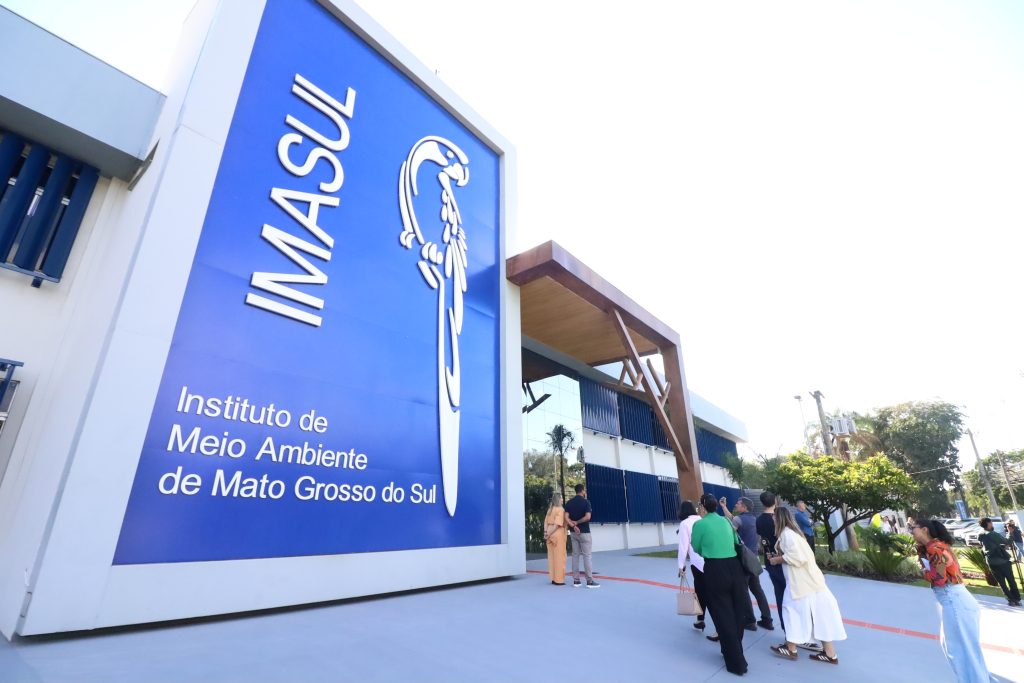 >Novo prédio administrativo do Imasul que foi entregue nesta terça-feira