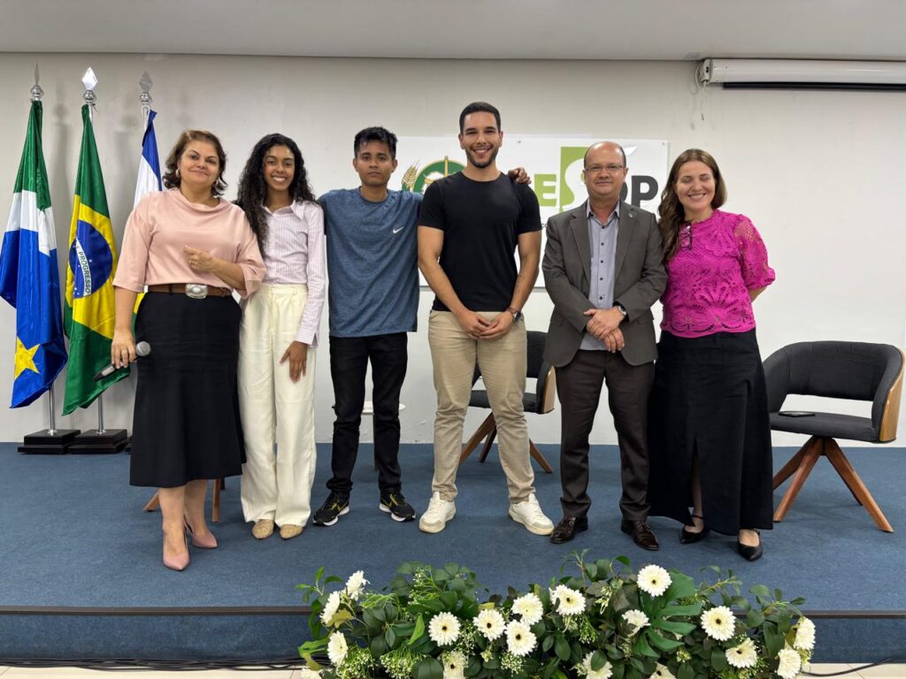 >Estudantes do programa MS Supera durante evento (Foto: Leomar Alves Rosa/Sead)