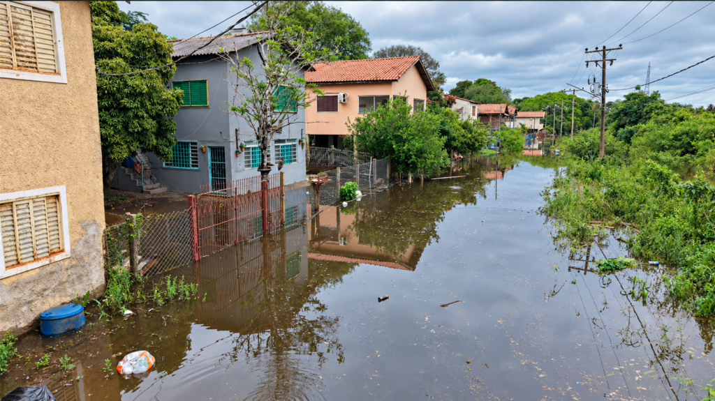 >Comunidade do Salobra, no município de Miranda, alerta foi emitido para população