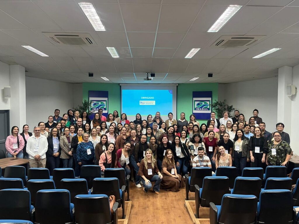 >Treinamento presencial sobre Sarampo realizado em Campo Grande (Foto: Divulgação/SES)