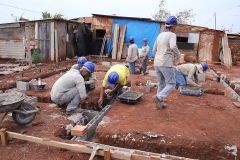 Construção de casas no Bom Retiro - Foto Edemir Rodrigues