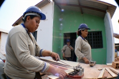 Construção de casas no Bom Retiro - Foto Edemir Rodrigues