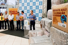 Dia D da Campanha do Agasalho na Sanesul Foto Saul Schramm