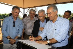 Entrega, Assinatura de ordem de serviço e visita a obras em Cassilândia - Foto Edemir Rodrigues (13)