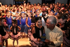 Governador e homenageado pelo projeto Tocando em Frente MS - Foto Edemir Rodrigues