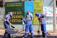 Governador visita e entrega obras em Pedro Gomes - Chico Ribeiro