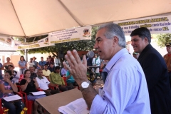 Governador visita e entrega obras em Pedro Gomes - Chico Ribeiro